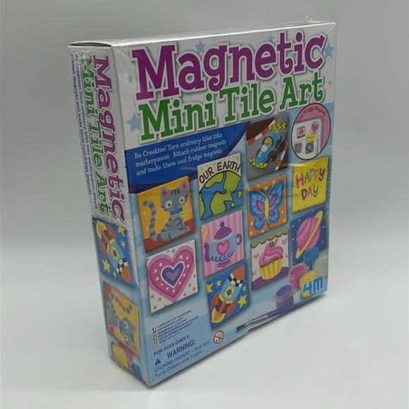 2367- Magnetic Mini Tile Art Kit - Multicolor NWT - Picture 2 of 5